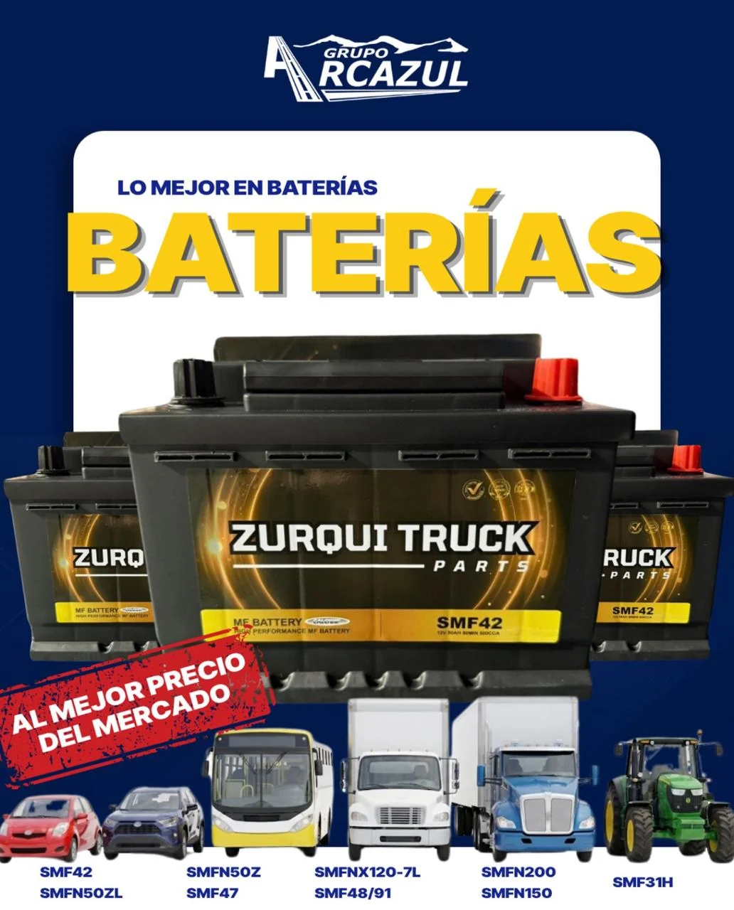 Promoción de baterías Zurqui Truck en Arcazul