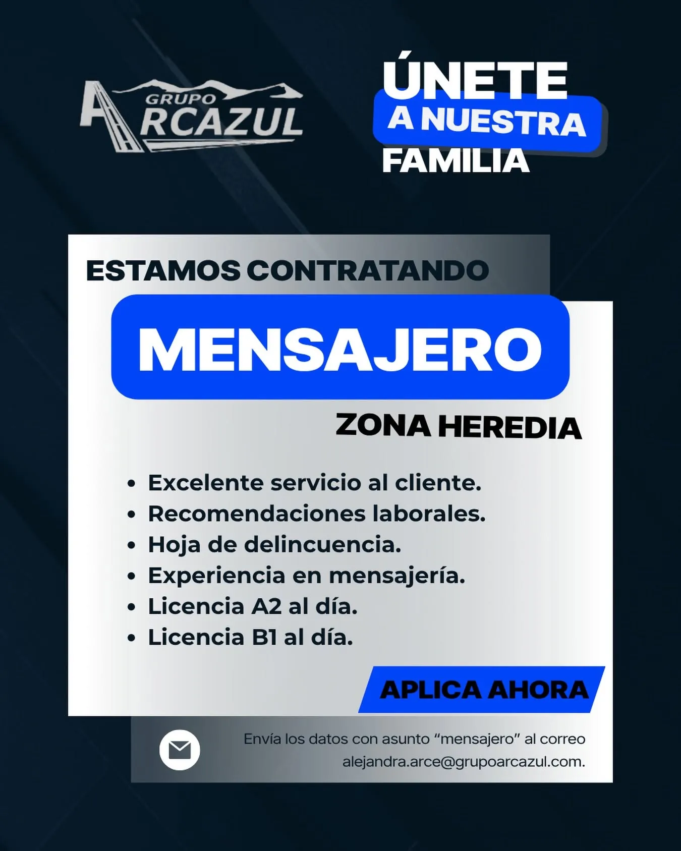 Puesto de Mensajero en San Isidro de Heredia